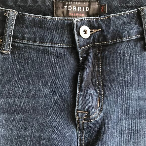 Torrid Premium Skinny Jeans Size 20R Dark Wash Mid Rise Ultimate Stretch Denim - Picture 5 of 16